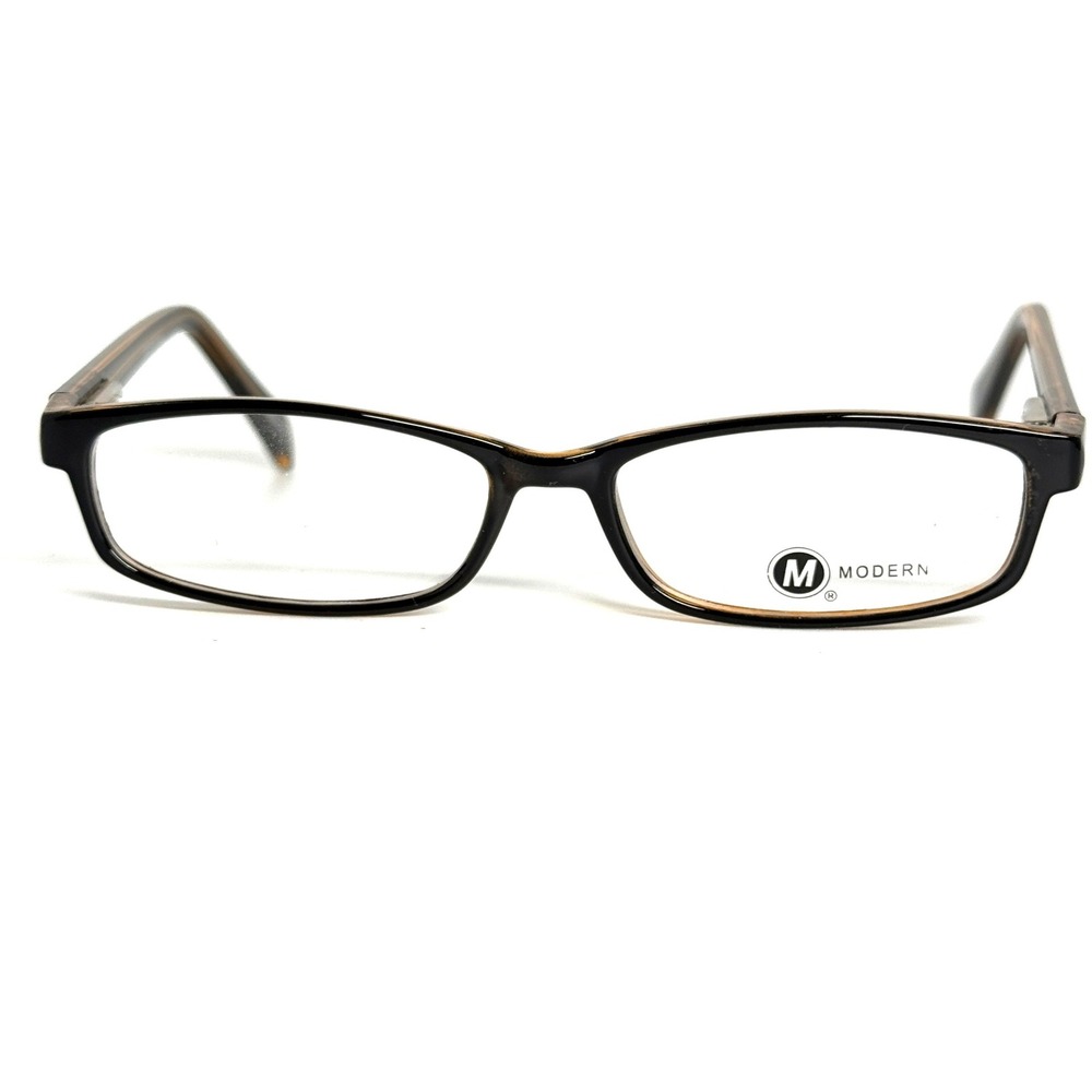 Modern Optical Brave Eyeglasses Frames Blue Tortoise Rectangular 50-15-135 22729